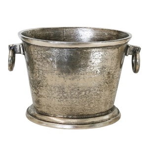 Nouveau Look Antique Design Simple métal vin glace bière bouteille seau avec poignées personnalisation disponible - Product Image 1