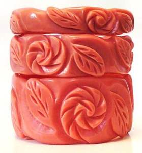 Ancho tallado al por mayor Retro Vintage baquelita joyería resina brazalete tamaño superior pieza atractiva moda al por mayor - Product Image 2