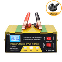 Chargeur intelligent de réparation par impulsions, expert 12 ans d'expérience : Identification automatique 12V/24V avec compatibilité batterie lithium et certification CE/FC/RoHS