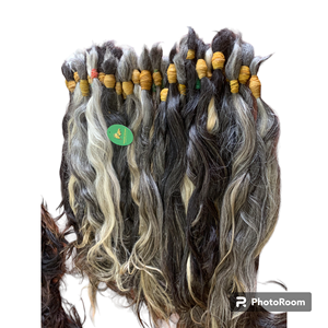 Cheveux vierges vietnamiens de haute qualité, super double trame, double trame machine, vague naturelle, Remy, doux, lisses, pointes saines - Product Image 3