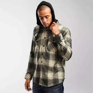 Sweats à capuche en flanelle pour hommes Design classique à carreaux Tissu confortable Streetwear décontracté pour un usage quotidien Sweats à capuche en flanelle pour hommes de qualité supérieure - Product Image 2