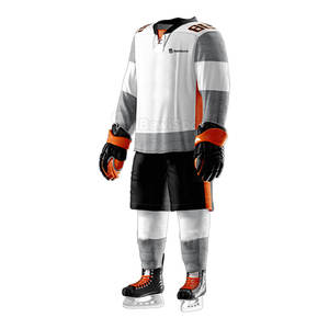 Juego de ropa deportiva de hockey sobre hielo profesional transpirable con logotipo personalizado Servicio OEM disponible para venta en línea - Product Image 4