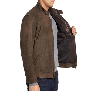 Bon marché, nouvelle veste en cuir légère et élégante pour hommes/Offre Spéciale vestes en cuir pour hommes confortables de bonne qualité personnalisées - Product Image 3