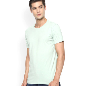 Meilleur design 2023 – T-shirts décontractés pour hommes à col uni – Personnalisables en soie/coton flanelle à manches courtes coupe classique - Product Image 2