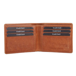 กระเป๋าสตางค์หนังสำหรับผู้ชาย,กระเป๋าสตางค์สำหรับสุภาพบุรุษพร้อมช่องใส่บัตรสำหรับส่งออก - Product Image 3