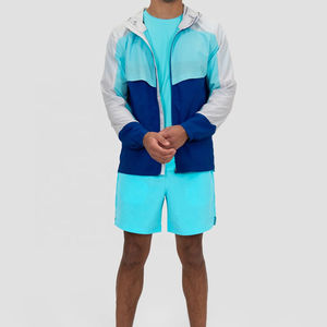 Precio barato al por mayor de encargo impermeable chaqueta con capucha para la chaqueta cortavientos de los hombres Unisex Slim Fit 2025 - Product Image 3