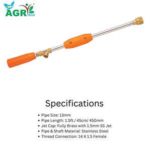 Knapsack Spray Gun with Blade 45 cm Durable High-<b>Pressure</b> Knapsack <b>Pumps</b> Adjustable Jet Spray <b>for</b> Crop and Garden Use - Product Image 3