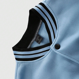 Chaqueta Varsity Personalizada para Hombre, Chaqueta de Béisbol con Logotipo Estampado, Cuerpo de Lana, Mangas de Cuero, Ropa Urbana Unisex, Chaquetas Casuales - Product Image 5