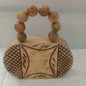 Bolso de Mano de Madera de Primera Calidad para Bodas, Hecho a Mano en India, con el Mejor Diseño Nuevo - Product Image 2