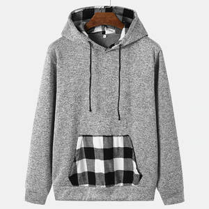 Sweat à capuche en molleton de coton doux pour homme, streetwear surdimensionné, pull décontracté chaud, logo personnalisé, OEM ODM, vente en gros de vêtements en vrac - Product Image 1
