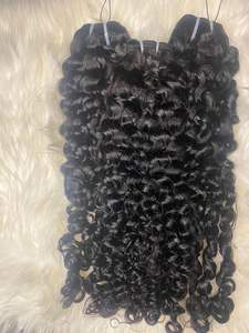 Extensiones de cabello virgen indio de doble estiramiento Premium Paquetes de cabello humano natural Suministro al por mayor - Product Image 4