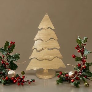 Décorations de Noël en gros de haute qualité pour la maison et le salon, ornements artisanaux en bois pour arbre de Noël - Product Image 3