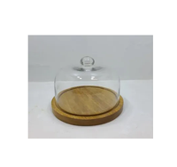 Premium Maison & Décoration Personnalisé rond Gâteau Stand Plateau Bois Gâteau Plateau Outils Direct Usine Grossiste