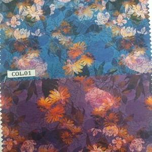 100% hermosas telas estampadas de satén de algodón de tacto sedoso ahora en stock disponibles en muchos diseños en 15 yardas por color mínimo - Product Image 4