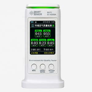 สมาร์ทเซ็นเซอร์ ST8308 ST8308A HCHO, TVOC, <span class=keywords><strong>C6H6</strong></span>,อุณหภูมิและความชื้น,PH2.5/PM10, WiFi Ambient เครื่องตรวจจับคุณภาพอากาศ - Product Image 5