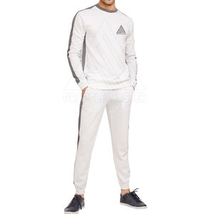 ชุดสเวตเตอร์ผ้าฝ้าย/โพลีเอสเตอร์ผ้ากันลมระบายอากาศน้ำหนักเบาออกแบบโลโก้ได้ตามต้องการสำหรับผู้ชาย - Product Image 1