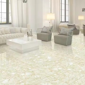 Carreaux en céramique émaillée polie 60x120 brillant porcelaine marbre salon Alexina Green prix d'usine - Product Image 1