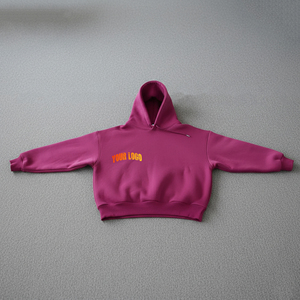 Sudaderas con Capucha de Forro Polar 100% Algodón para Hombre, Ropa Casual de Invierno al por Mayor, Logotipo Personalizado Estampado, Sudadera Extra Grande para Hombre - Product Image 1