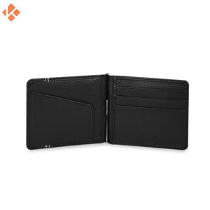 กระเป๋าสตางค์ผู้ชายหนังแท้กันน้ำมีฝาปิดแบบเปิดปิดสั้นซับโพลีเอสเตอร์สำหรับใส่บัตร - Product Image 3