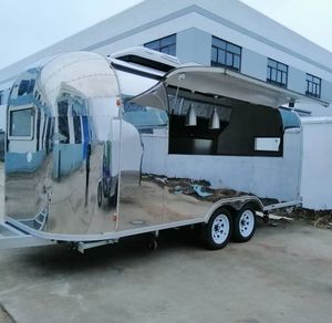 2025 nouvelle mode haut toit remorquable nourriture remorque Hotdog crème glacée pour Snack usines acier inoxydable GPS suivi pour USA vente - Product Image 3
