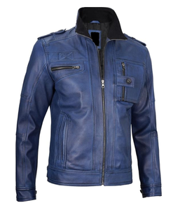 เสื้อแจ็คเก็ตหนังเชอร์ปาแท้ 100% พรีเมียม ปรับแต่งได้ ทรงเข้ารูป แฟชั่นฤดูหนาว ซิปปิด ระบายอากาศได้ดี ซับในอย่างดี PK - Product Image 2