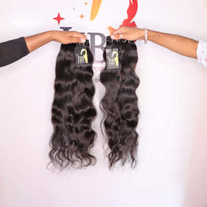 Proveedores de cabello rizado ondulado recto indio crudo de alta calidad Proveedor de cabello humano de visón crudo camboyano Paquetes de cabello crudo natural - Product Image 2