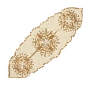 Finest Quality Indian Hand Embroidered <b>Beaded</b> Work Table Runner <b>Beaded</b> Patchwork Table Runner From India at Lowest Price - Product Image 4