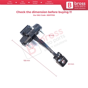 BDP1700-1 2 Pièces Charnière de porte avant avec butée de freinage et limiteur pour Cooper Country Crossover R60 2010-2016 51219800582 - Product Image 5