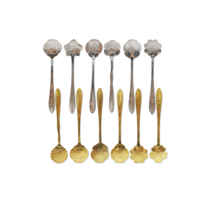 Cuillère en laiton nouvelle conception poignée élégante utilisation personnalisée en gros cuillères à dessert en laiton meilleurs prix - Product Image 6