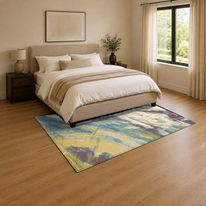 <b>RUGS</b> DEPOT LXDP-0211 Wholesale Multicolor Neutral Traditional Anatolian Digital Printed Machine Washable <b>Chenille</b> <b>Rug</b> Non Slip - Product Image 3