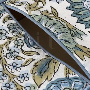 Green Stripes Hand-Block Printed Tissue Box <b>Cover</b> 100% Cotton, Reusable Holder for Bathroom, Bedroom, Office, Kitchen, Decor - Product Image 6