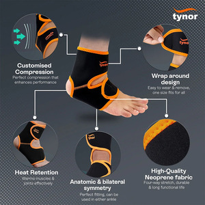 อุปกรณ์พยุงข้อเท้าแบบพรีเมียม Neo Ankle Support พร้อมผ้าเนโอพรีนยืดหยุ่นระบายอากาศได้ดี สำหรับบาสเกตบอล วอลเลย์บอล และการออกกำลังกายในยิม - Product Image 4