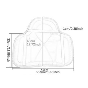 Selle de cheval matelassée en polyester de qualité supérieure, élégante, respirante, vente en gros, fabricant personnalisé, compétitif, équestre - Product Image 3