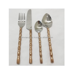 Ensemble de couverts en acier inoxydable en métal de la conception la plus élevée ensemble de couverts avec cuillère fourchette et couteau dans les ustensiles de cuisine pour l'exportation - Product Image 1