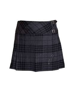Faldas Kilts de mujer de tartán de espíritu gris superventas, minilts de alta calidad recién llegados para mujer, bolso Sexy de vendedores - Product Image 2