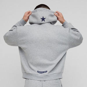 Personalizado Boxy Varsity impreso a través de chándal conjunto con capucha casual algodón chándal pantalones de chándal Jogger Cargo pantalón ropa deportiva - Product Image 5