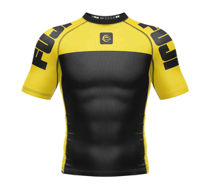 Manga corta Rash Guards Hombres Protección UV Surf Rashguard Swim Shirts - Product Image 2