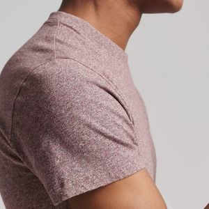 Logo personnalisé T-shirt imprimé à col rond pour hommes 100% T-shirts de qualité supérieure de couleur unie biologique du fournisseur BD - Product Image 3