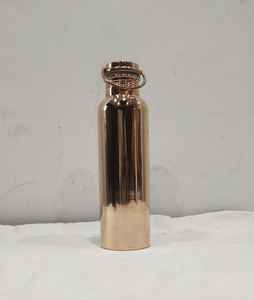Finest Quality Copper <b>Water</b> <b>Bottle</b> Leak Proof With Holder on Lid <b>Metal</b> High Quality Pure Copper <b>Water</b> <b>Bottle</b> Premium New Design - Product Image 1