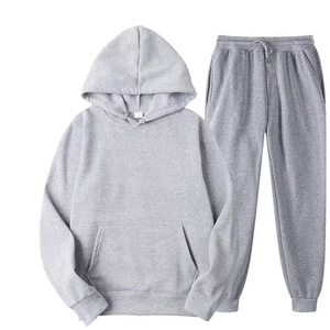 Ensemble de survêtement 2 pièces personnalisé de haute qualité, taille plus, ensembles de sweat-shirts pour hommes, vêtements de sport, pantalon de survêtement et sweat-shirt - Product Image 2