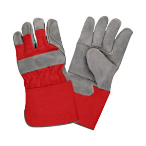 Gran oferta 2025, mayoristas, guantes de trabajo de cuero con protección para las manos, guantes de cuero Antipiel cortados de vaca de seguridad para hombres - Product Image 5