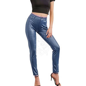 Pantalons en cuir pour hommes de la meilleure qualité, pantalons en cuir de couleur unie, pantalons en cuir pour femmes les plus vendus, fabriqués au Pakistan - Product Image 3