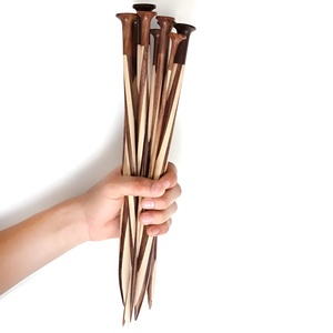 Aiguilles à tricoter en bambou de vente chaude sur mesure circulaire en bois d'érable disponible avec gravure de taille et de logo - Product Image 4