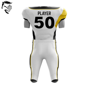 Conjuntos de uniformes de fútbol americano personalizados de alta calidad para hombres Ropa deportiva de último estilo con patrón liso - Product Image 4