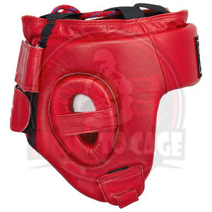 Protège-tête de boxe en cuir PU, protection intégrale du visage, ajustement réglable, absorption des chocs, protège-dents confortable à grande ouverture, qualité supérieure - Product Image 2