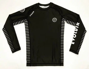 2024 diseño personalizado MMA en blanco Rash Guard BJJ Rash Guard con su logotipo/diseño personalizado hecho Logo Jiu-Jitsu Rash Guard - Product Image 3