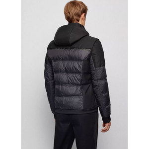 Men's Casual Thick Puffer <b>Jacket</b> Hooded Collar <b>Waterproof</b> Breathable Quick Dry Full Zipper <b>Winter</b> Plus Size Long Sleeves 100% - Product Image 3