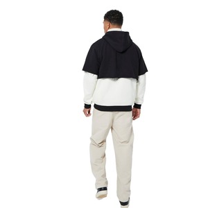 OEM 500 GSM Heavyweight Double Couche Hoodies Personnalisé Noir Et Blanc Zipper Hommes Hoodie Streetwear Y2k Zip Up Hoodies - Product Image 2