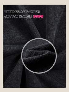 Sudadera con capucha y cremallera para hombre, sudaderas con cremallera completa para mujer, sudaderas de gran tamaño con lavado ácido Vintage, sudadera con capucha, ropa de calle - Product Image 4