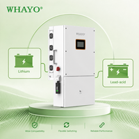 Inverter Surya Whayo 10kW 12kW 15kW 16kW 120V/240V Split Phase Hybrid, Kompatibel dengan Generator dan Input PV, Bersertifikasi UL